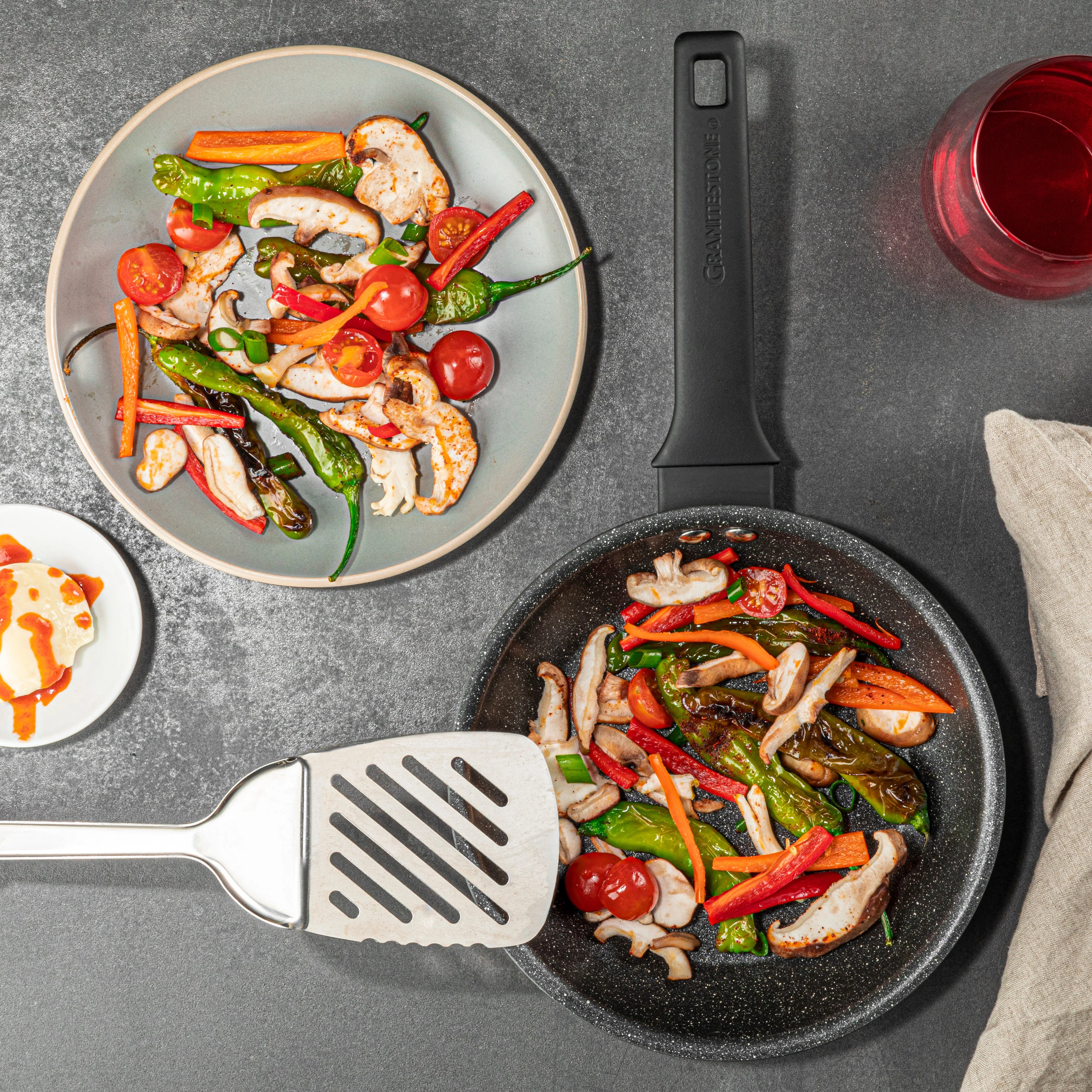 Granitestone 13-Piece Pro Premier Hard Anodized Stovetop Set with Easy Grip Handles - Image 11