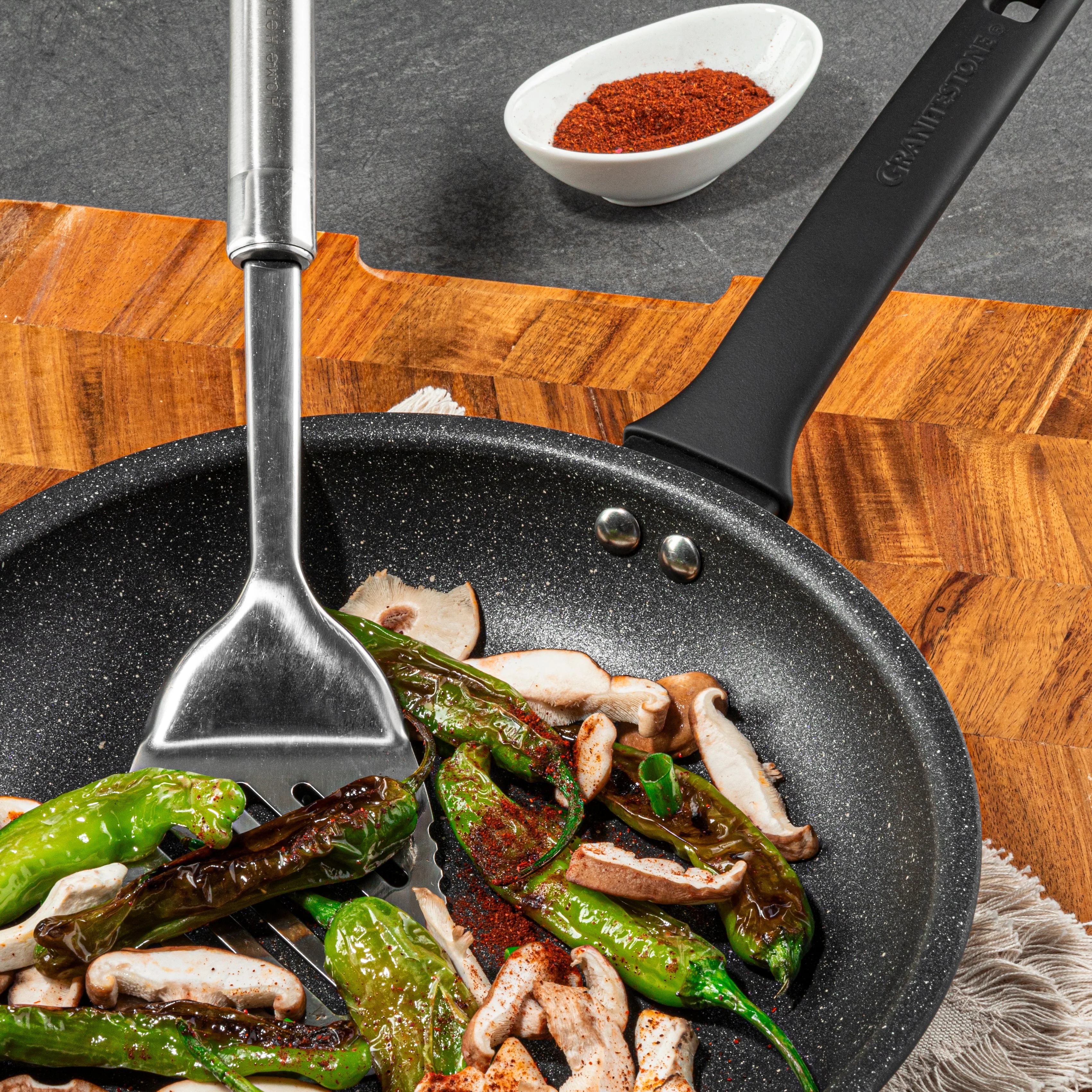 Granitestone 13-Piece Pro Premier Hard Anodized Stovetop Set with Easy Grip Handles - Image 9