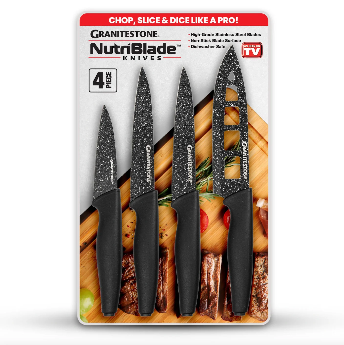 Granitestone 4 Pack Knives - Image 2