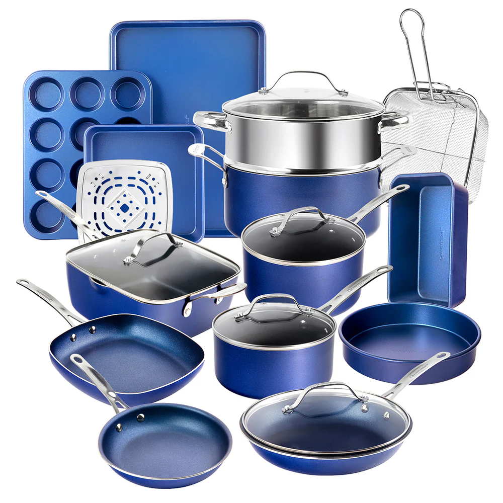 Granitestone 20pc Kitchen In A Box - Cook, Bake, Steam, Fry - Complete Set - Image 14