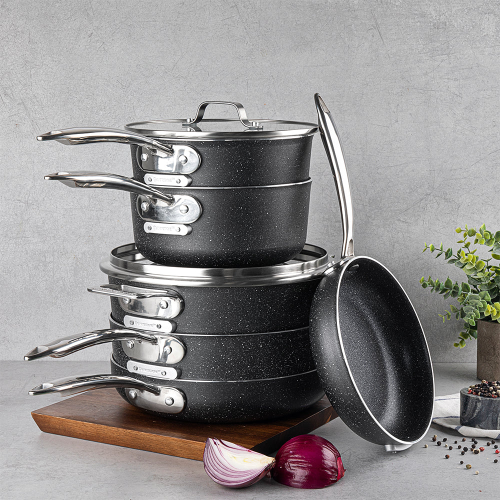 Granitestone 10-Piece Stackmaster Stackable Cookware Set - Image 11