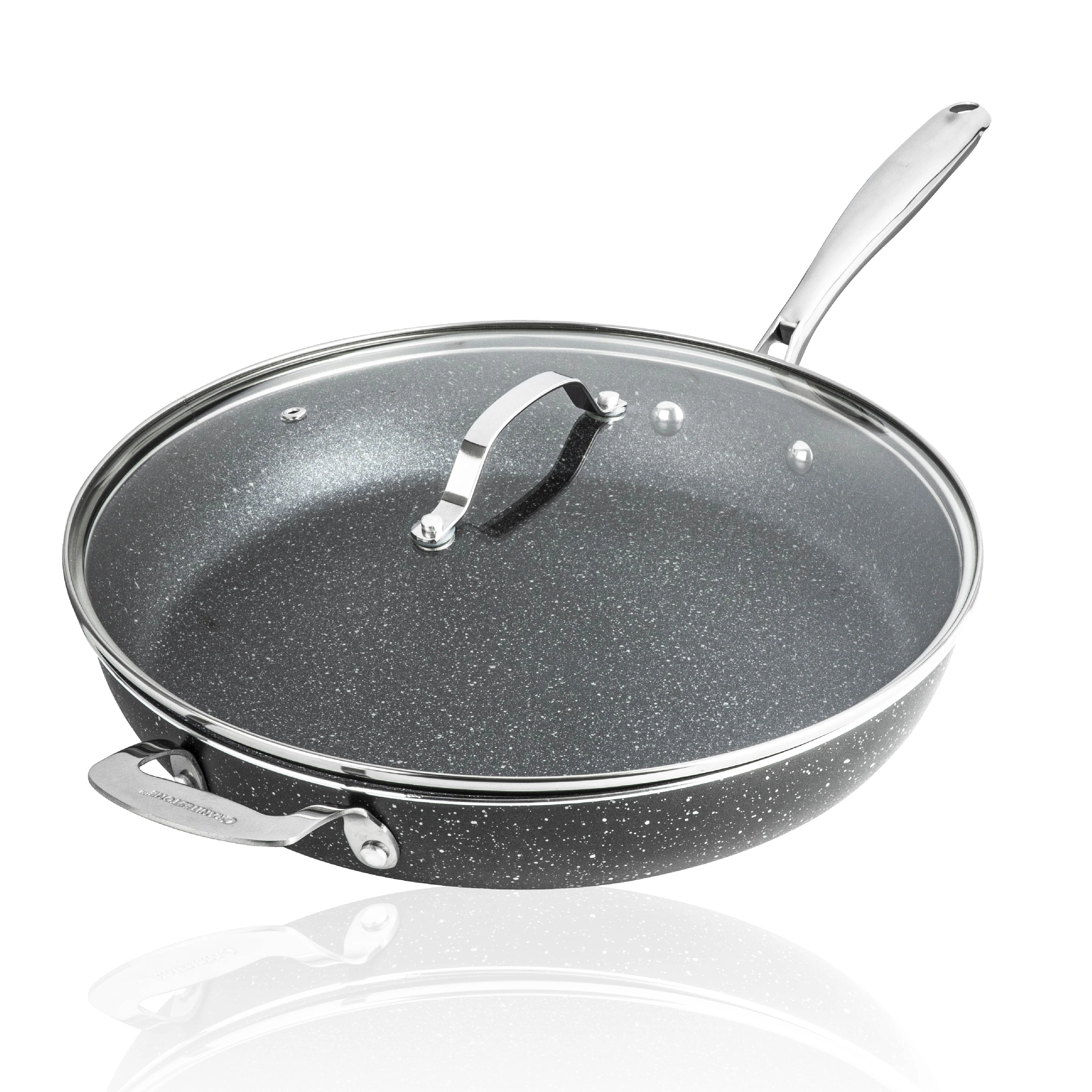 Granitestone Ceraluxe 14" Fry Pan with Lid