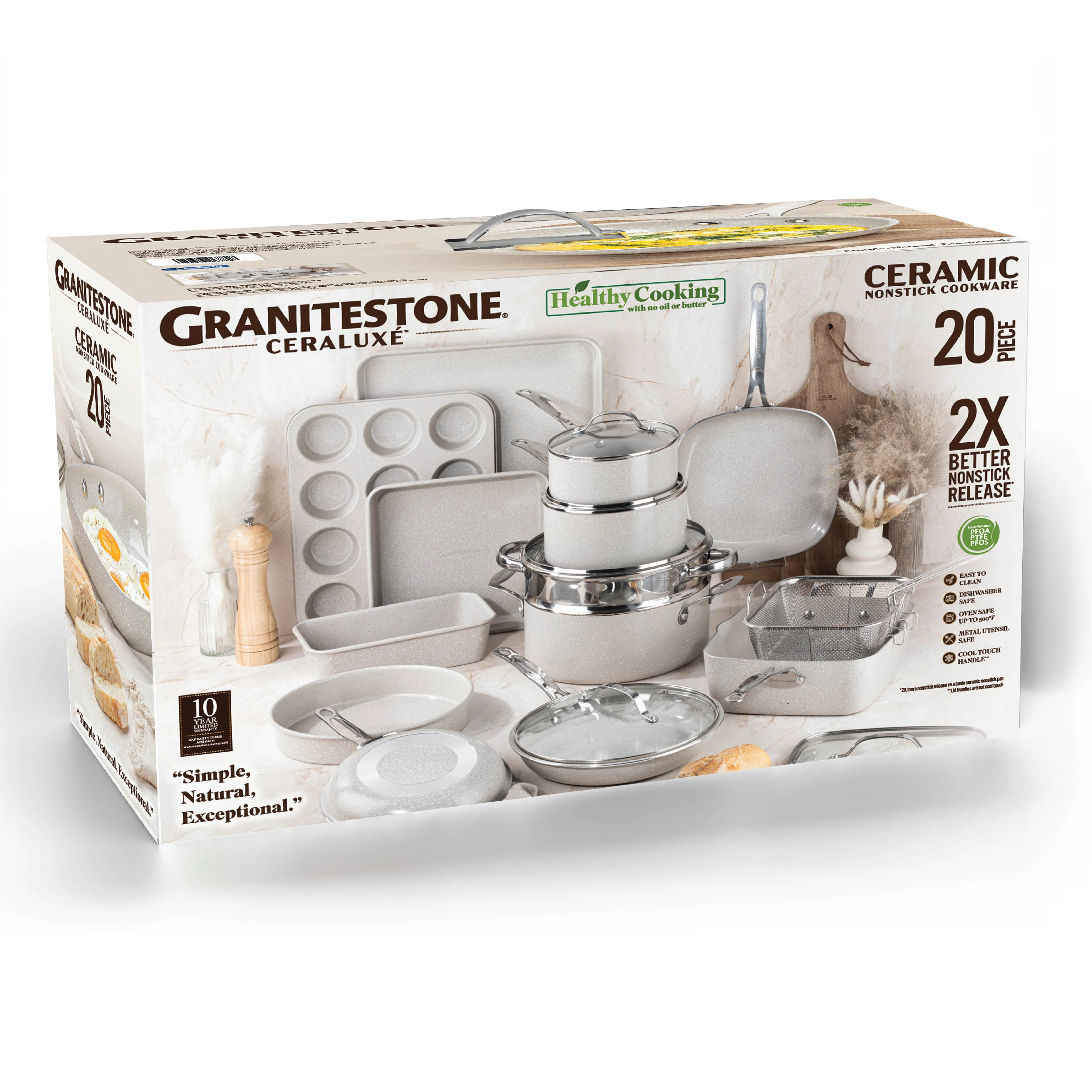 Granitestone Ceraluxe 20 Piece Kitchen in a Box - Image 9