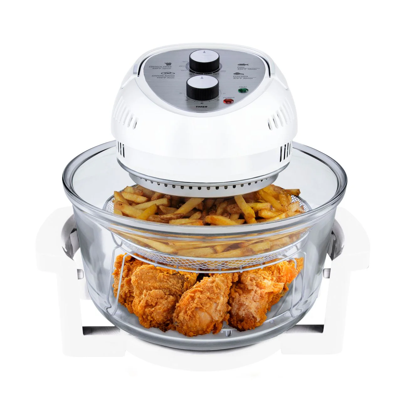 Granitestone Glass Air Fryer XL - Healthier, Crispier Cooking - 16 Quart Extra Large Oil-Less Convection Oven - Image 18