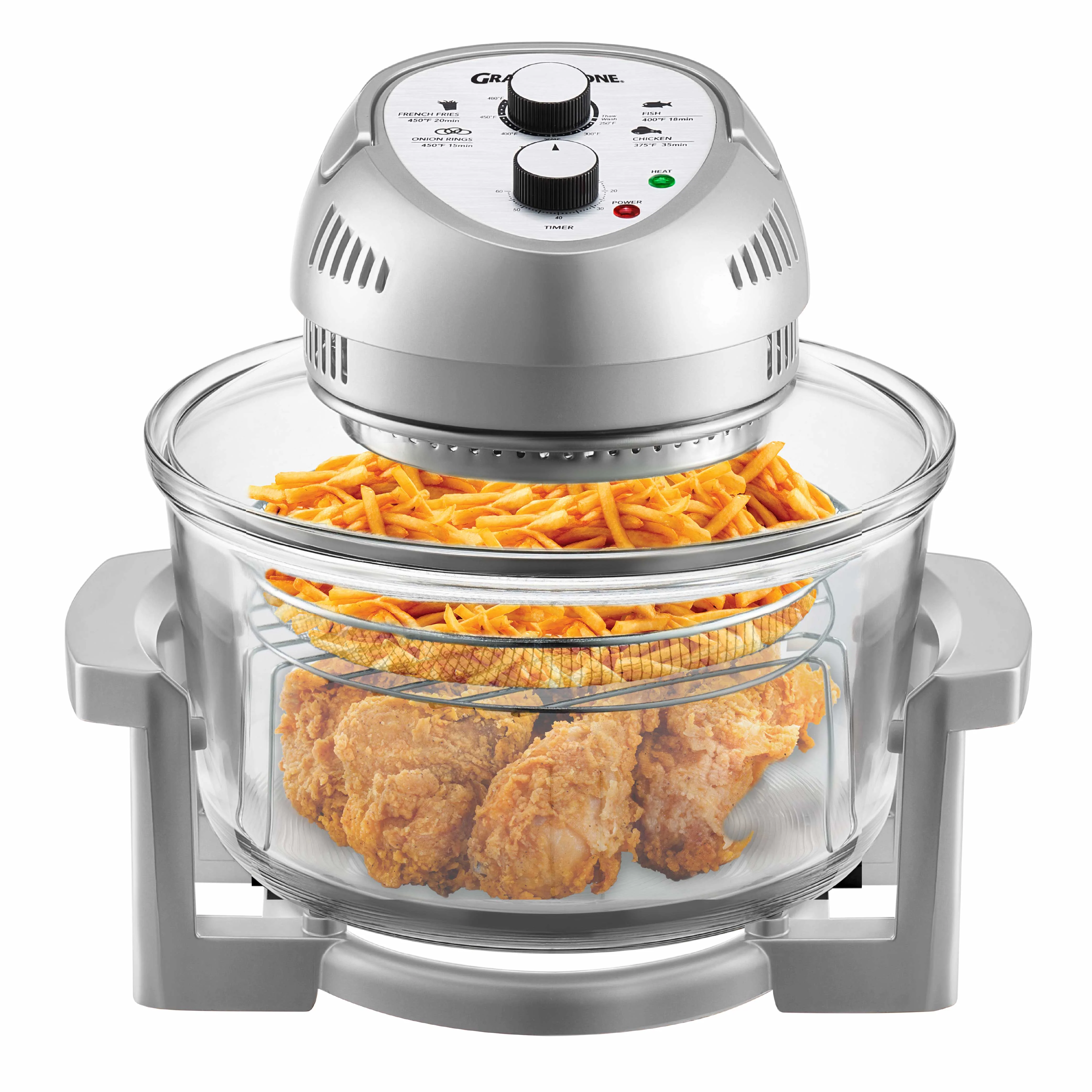 Granitestone Glass Air Fryer XL - Healthier, Crispier Cooking - 16 Quart Extra Large Oil-Less Convection Oven - Image 27