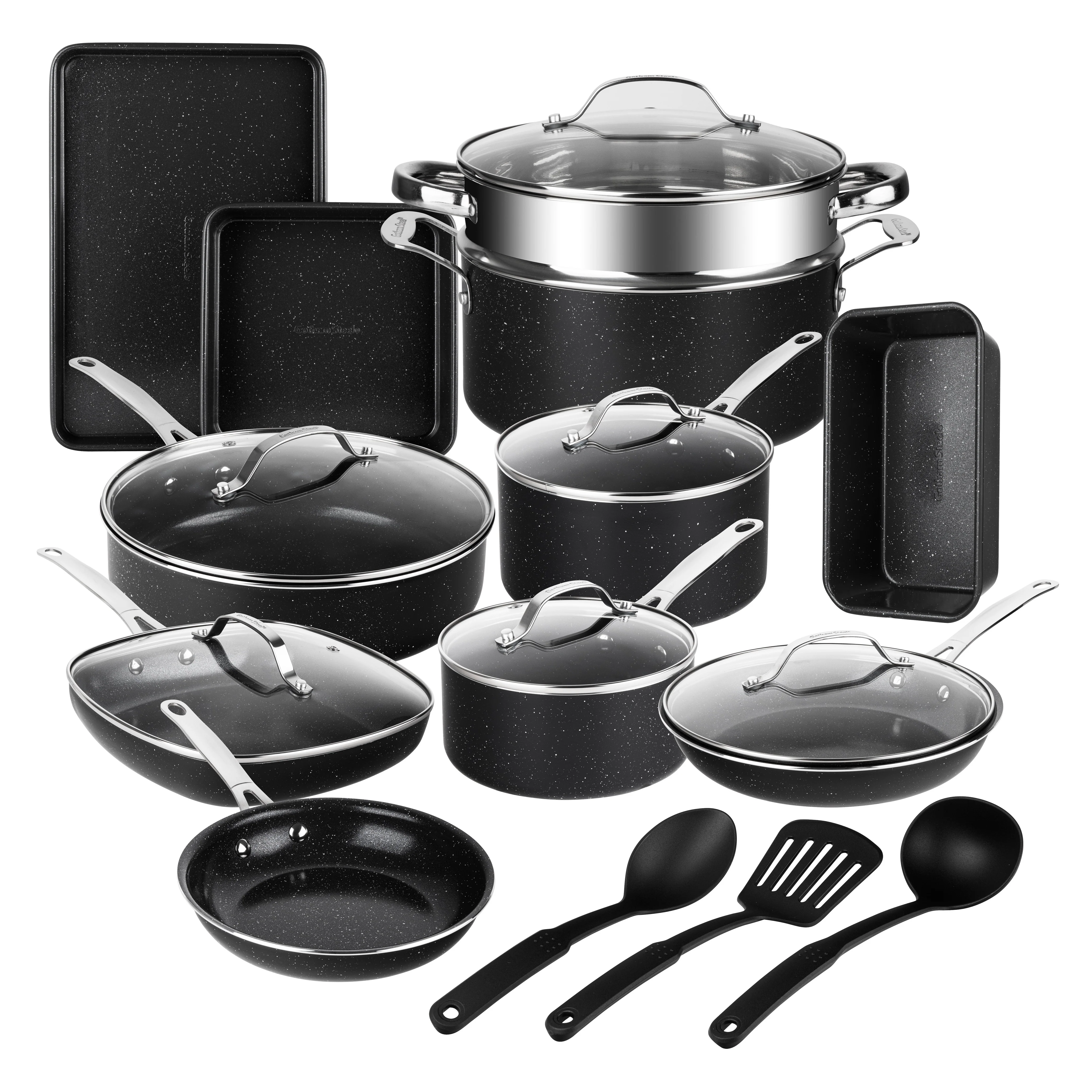 Granitestone Ceraluxe 20 Piece Express Cookware & Bakeware Set with Utensils - Image 9