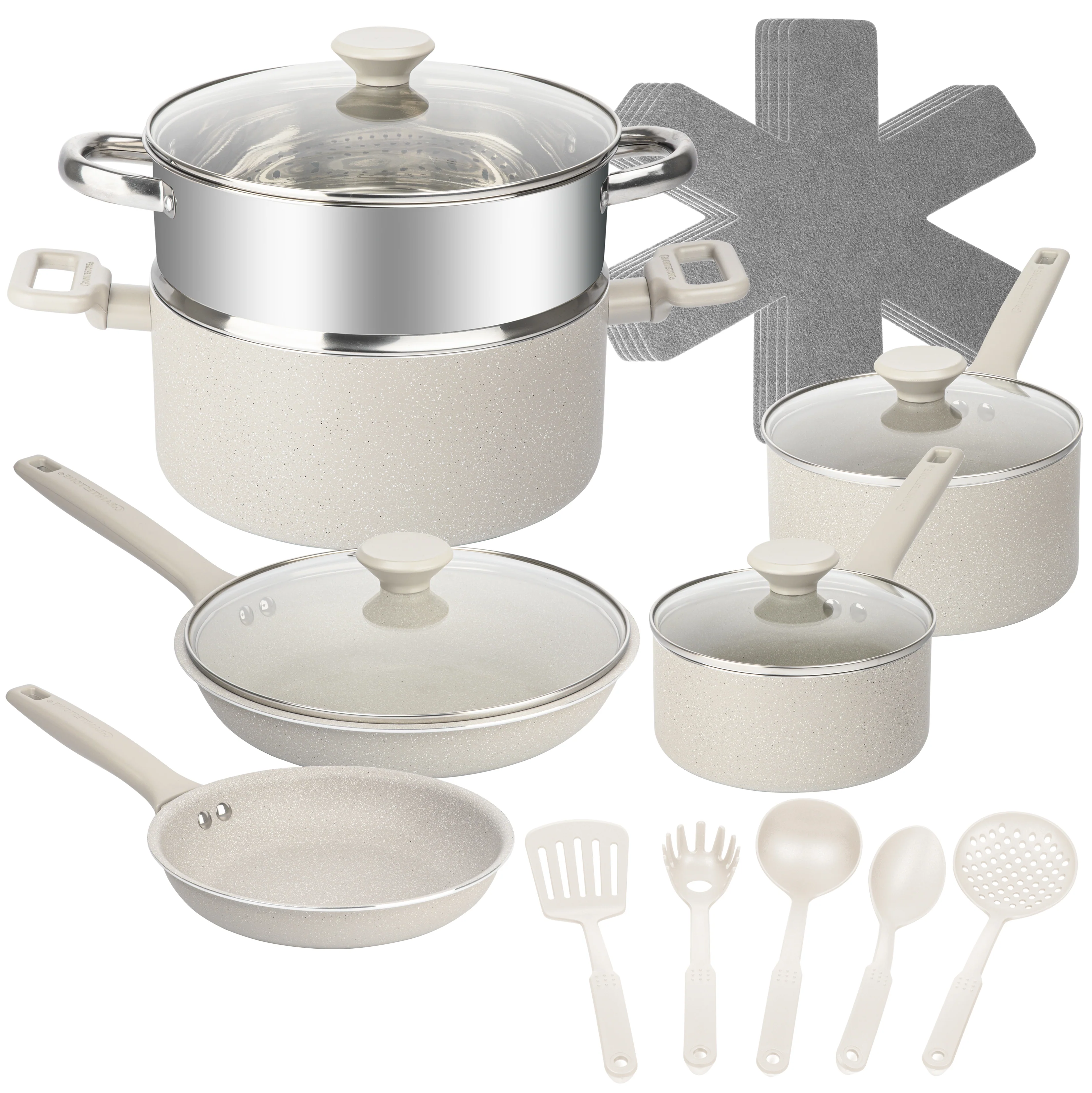 Granitestone Desert Collection 20 Piece Set with Utensils & Protectors - Image 7