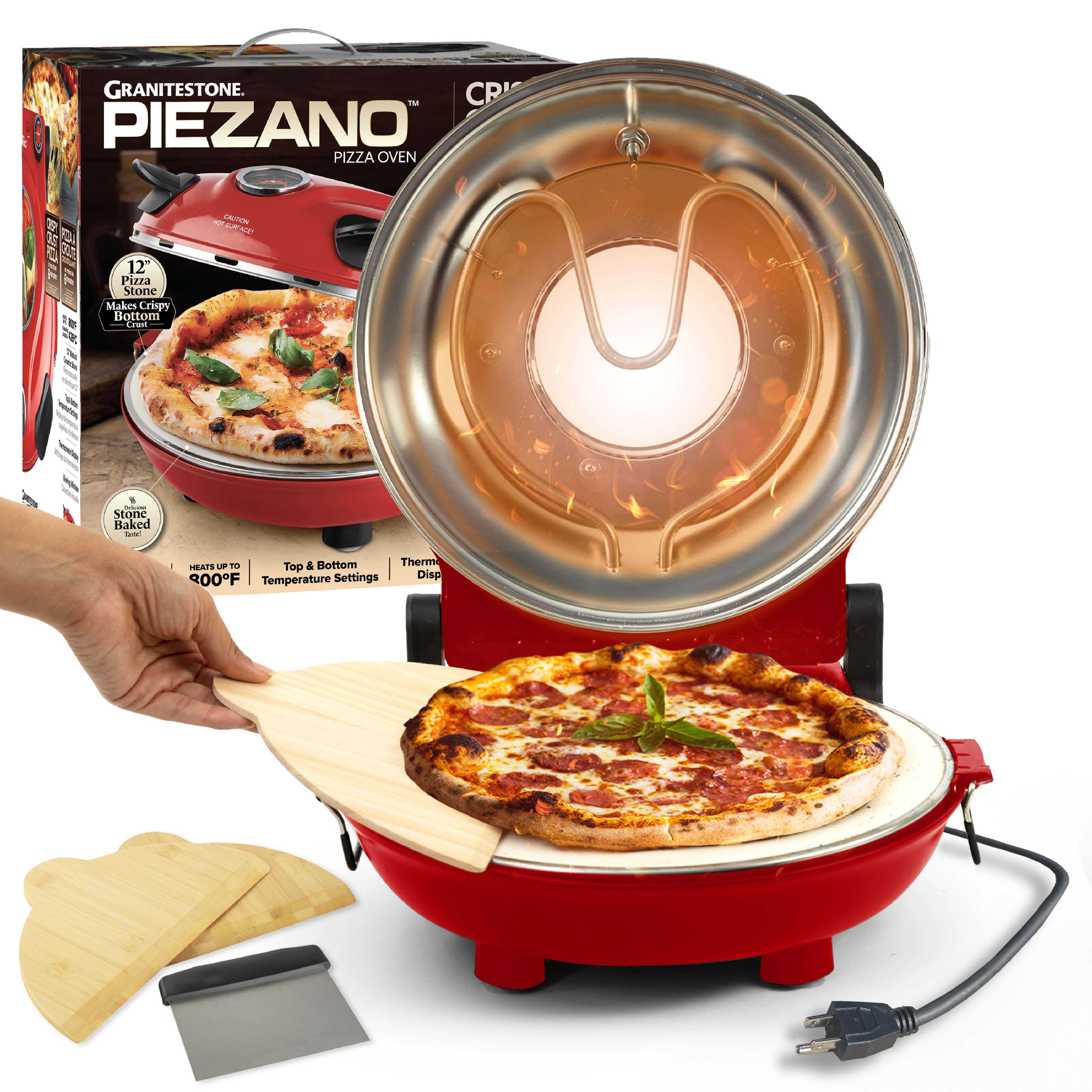 Granitestone Piezano Countertop Pizza Oven Bundle with Carrying Case - Image 2