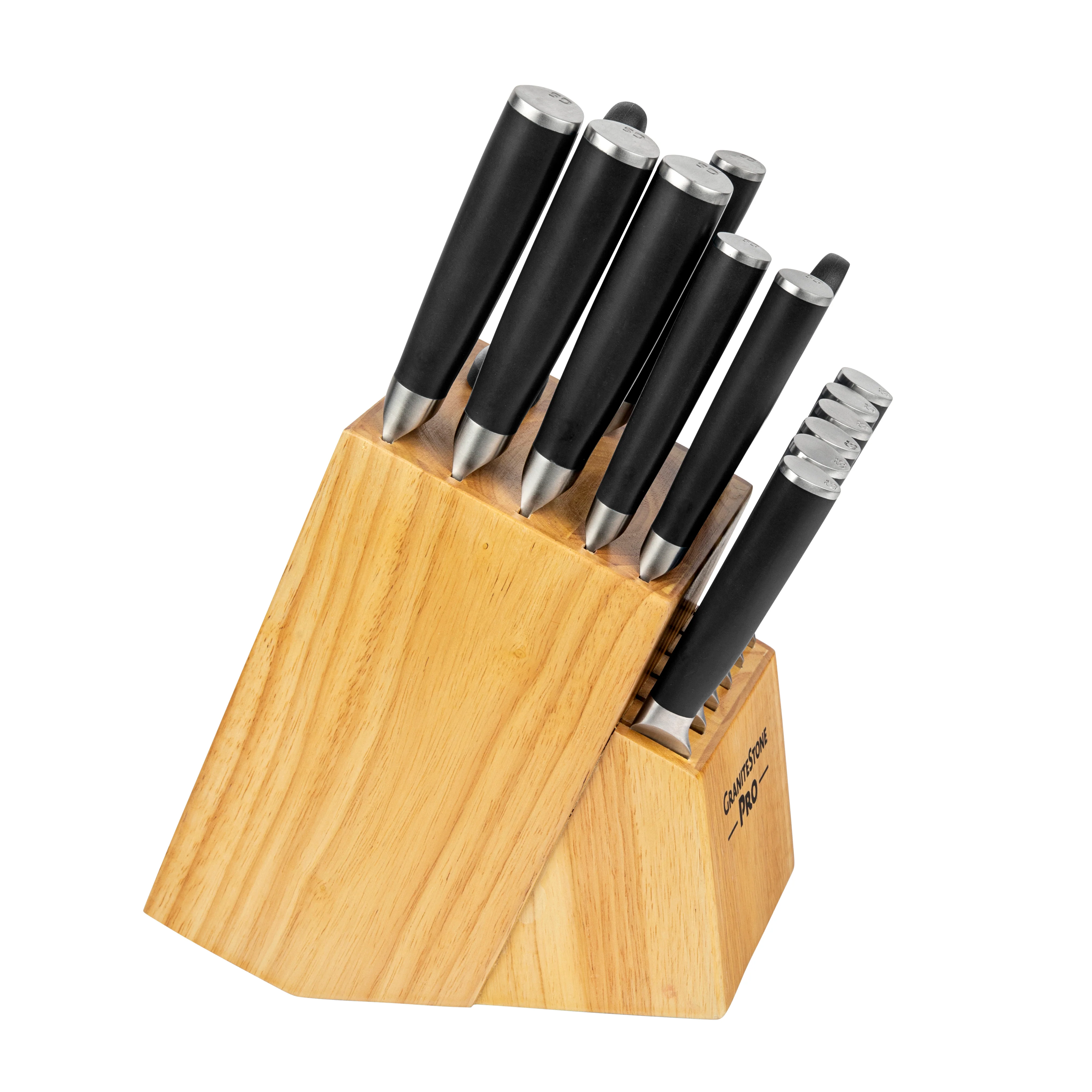 Granitestone Pro Series 14 Piece Knife Set & Block - Image 2