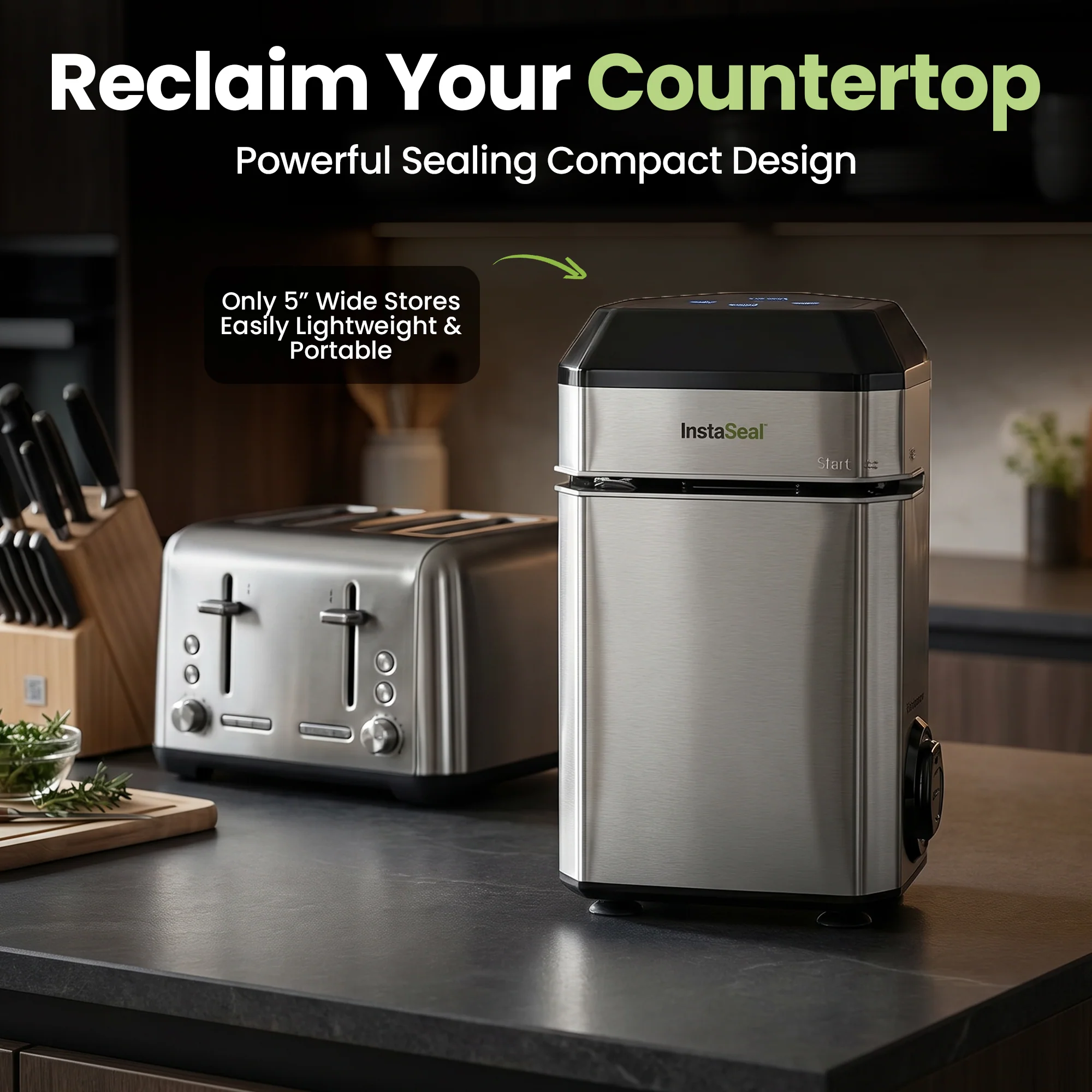 InstaSeal Upright Automatic Vacuum Sealer - Image 8