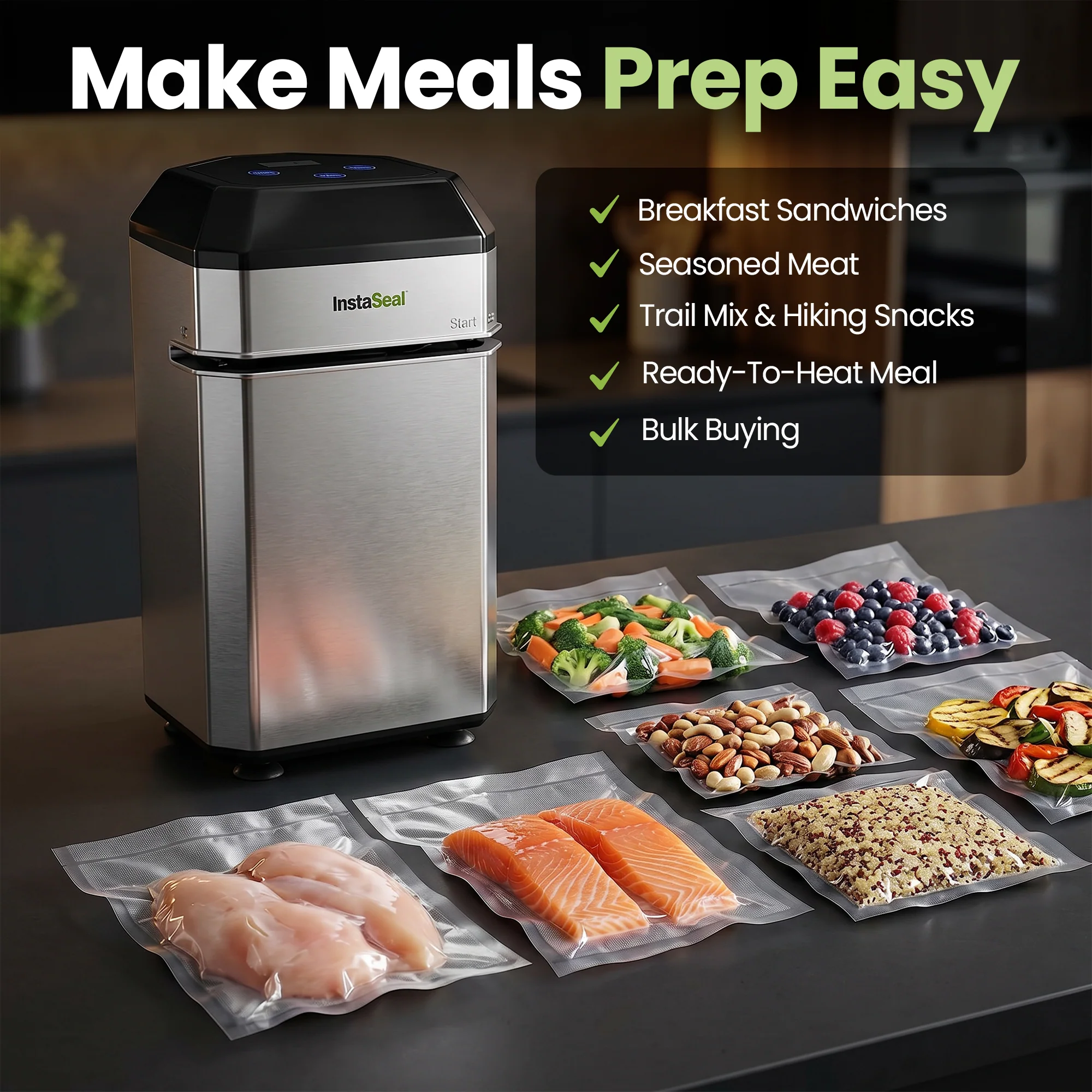 InstaSeal Upright Automatic Vacuum Sealer - Image 9