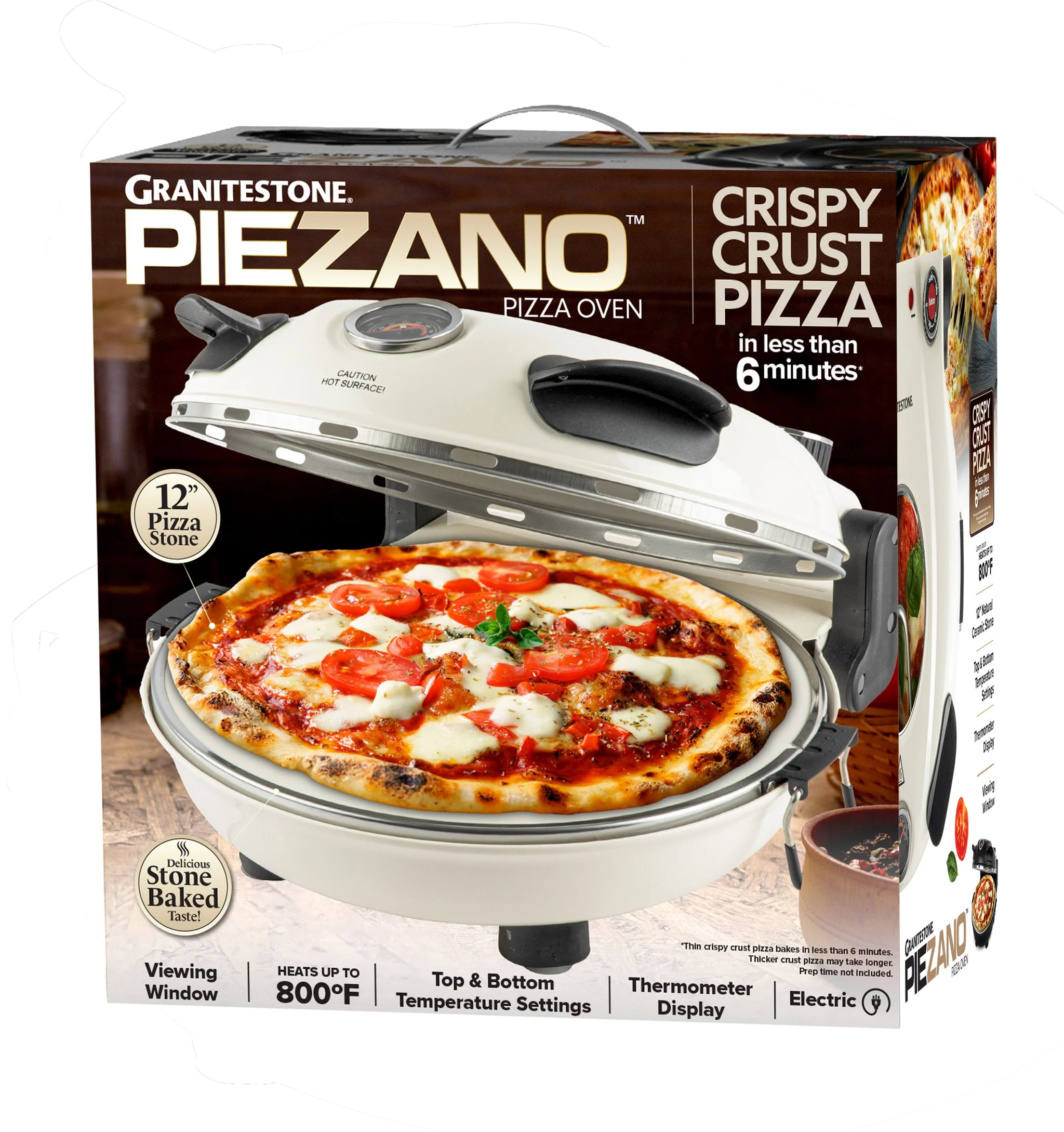 Granitestone Piezano - Countertop Pizza Oven - Image 10