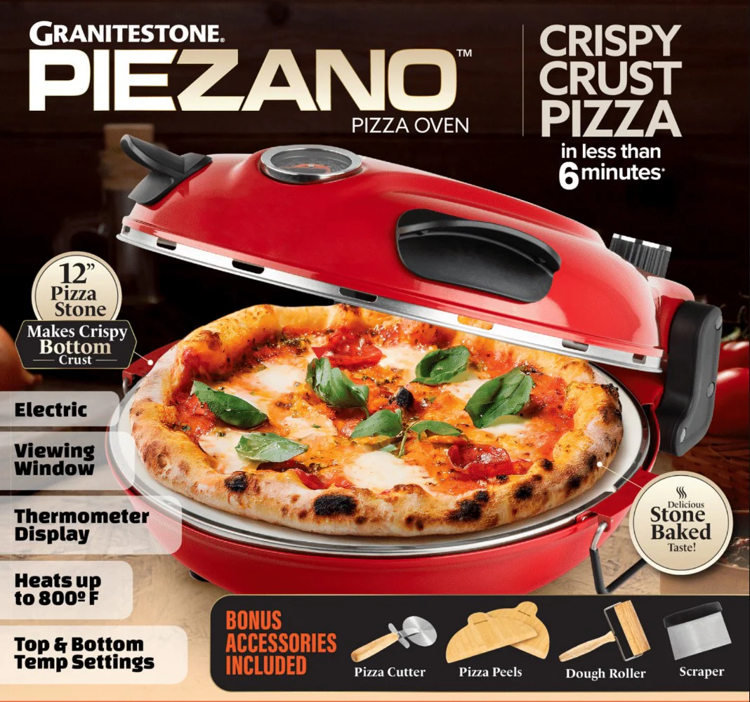 Granitestone Piezano - Countertop Pizza Oven - Image 21