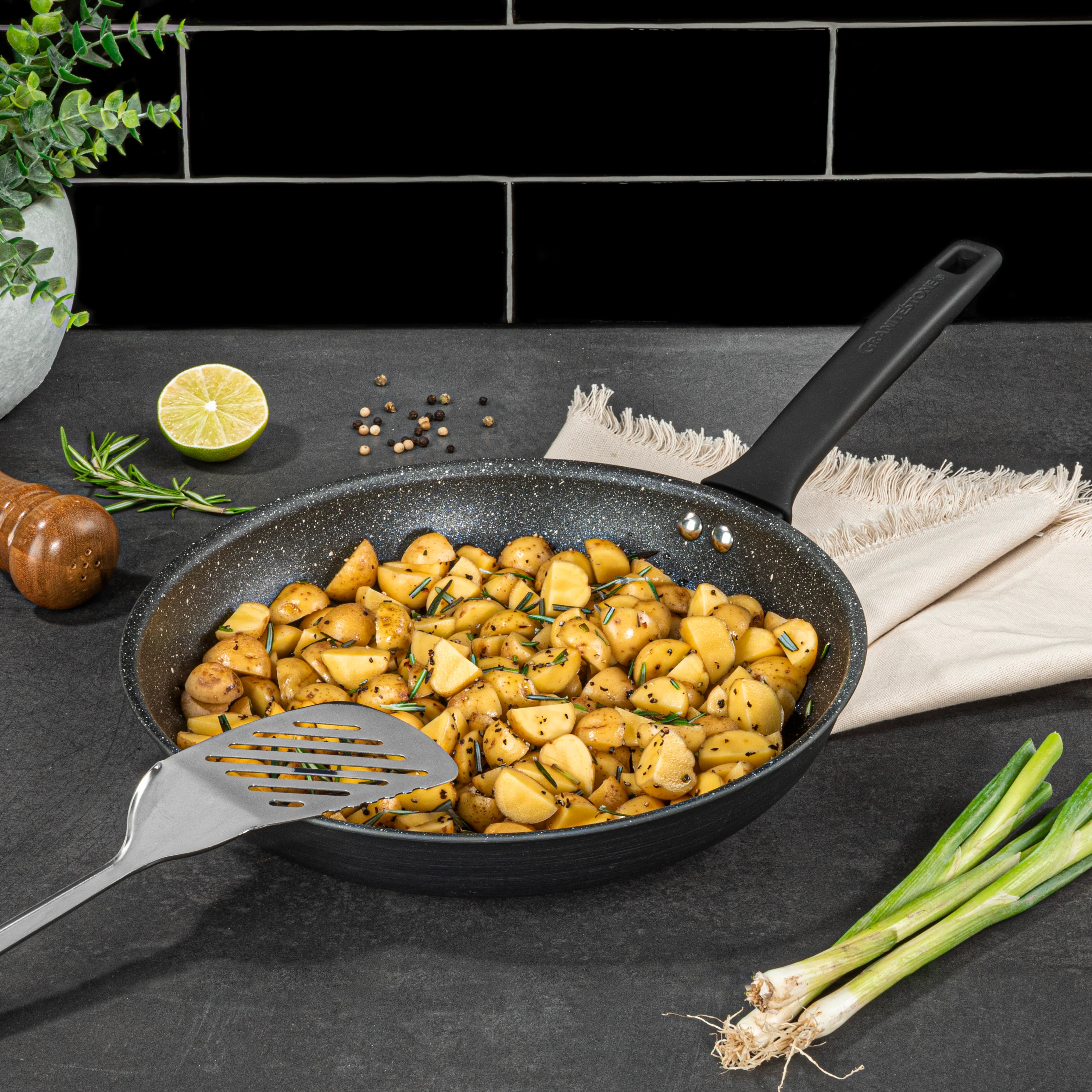 Granitestone 10-Piece Pro Premiere Hard Anodized Stovetop Set with Easy Grip Handles - Image 20