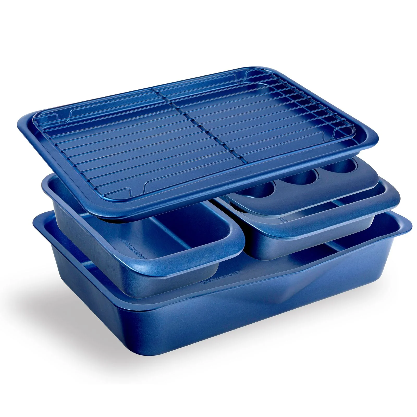 Granitestone Bake N' Stack 6 Piece Stackable Bakeware - Image 7